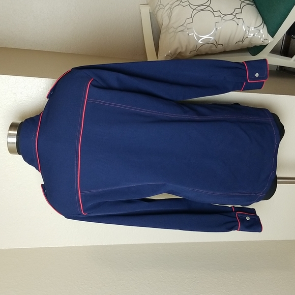 Vintage Liberty 70s Pearl Snap Front Double Knit Shirt Western - Picture 4 of 9